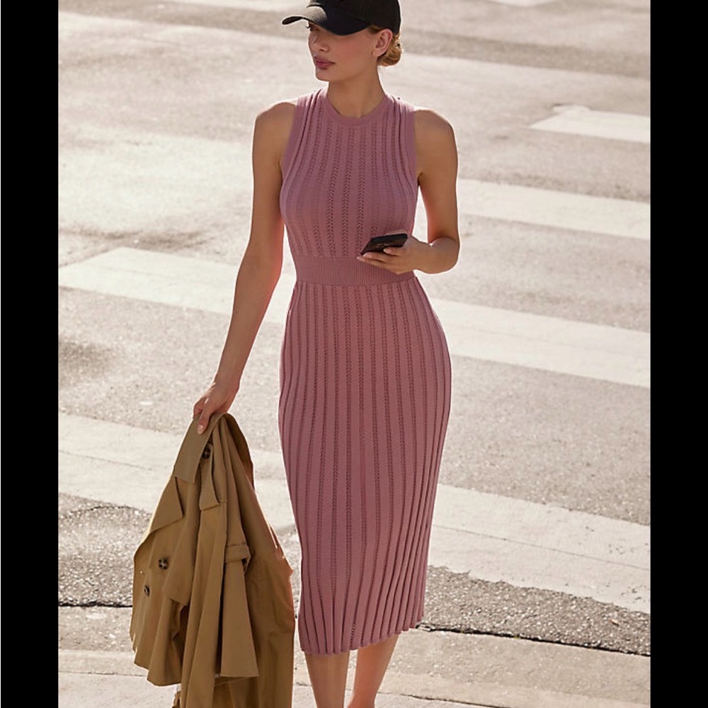 Varley Women's mauve/rosewood Sleeveless dress